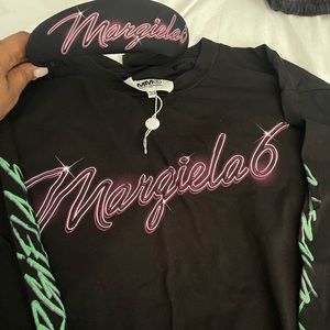 Maison margiela t shirt and head band